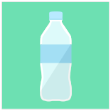 ペットボトルの水